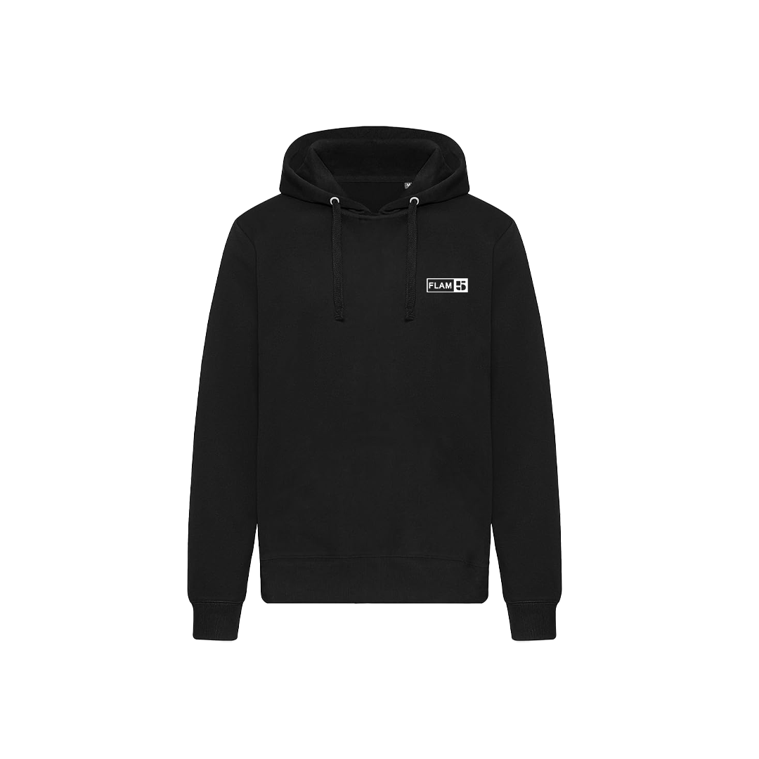 FLAM5 DRUMMING CLUB HOODIE BLACK - Flam5drumming