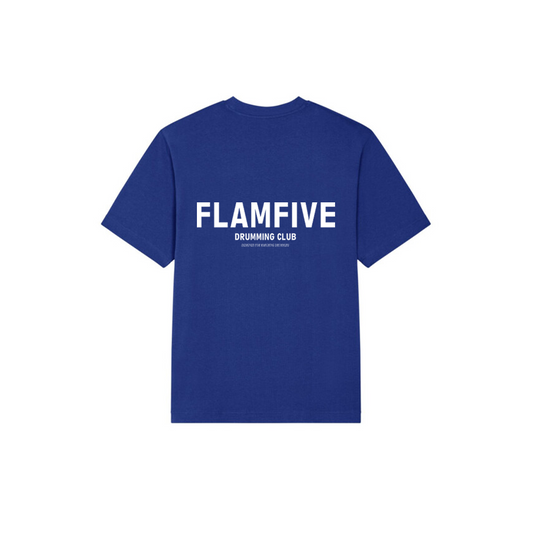 KIDS FLAM5 DRUMMING CLUB BLUE TSHIRT - Flam5drumming