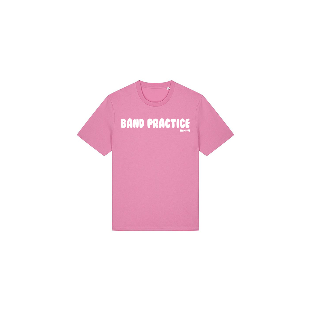 NEW FLAM5 HOT PINK "BAND PRACTICE" TSHIRT - Flam5drumming