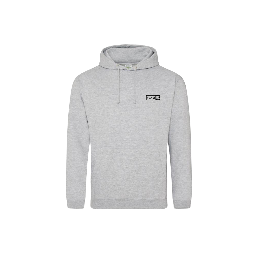 FLAM5 DRUMMING CLUB HOODIE GREY - Flam5drumming