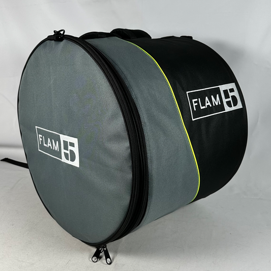 FLAM5 V2 TENOR DRUM CASE GREY 14" - 15" - Flam5drumming